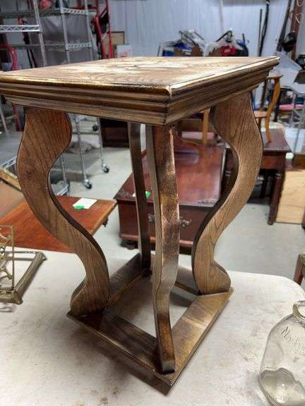 Nice oak lamp table