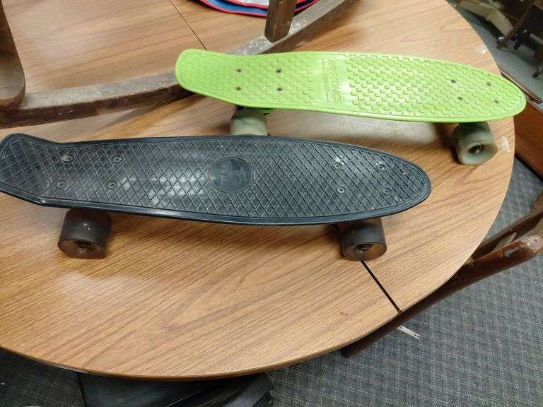 Two vintage skateboards