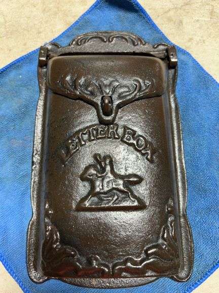 Heavy Cast Iron porch mailbox
