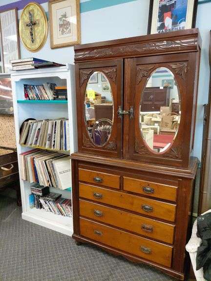 Victorian era two-piece wardrobe