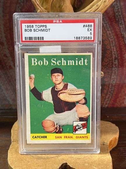 PSA Graded 1958 Topps Bob Schmidt