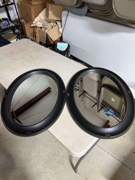 Gorgeous Beveled edge modern pair of Vanity mirrors