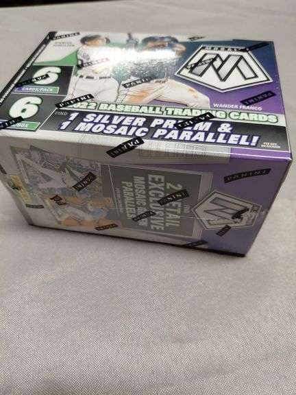 Factory sealed box of 2022 Panini Mosaic Parallel Baseball