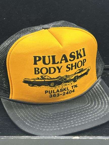 Nice Vintage Pulaski Body shop SnapBack cap -Pulaski TN