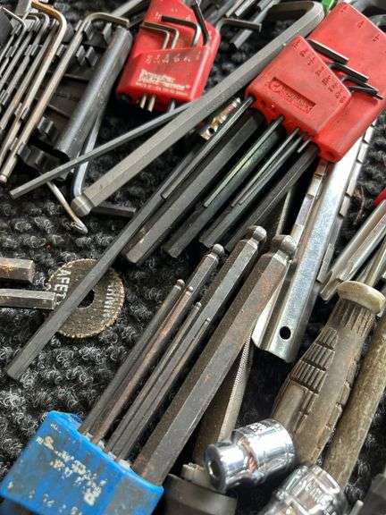 Large drawer lot of Allen wrenches