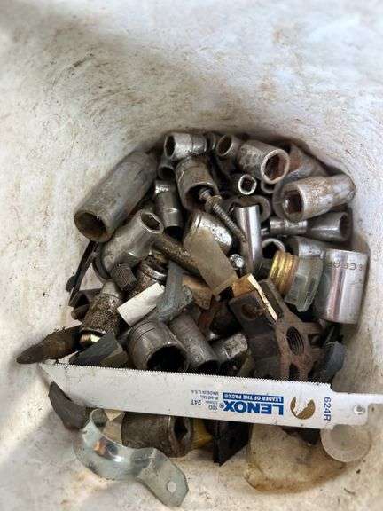 Bucket of sockets-ratchets-extensions