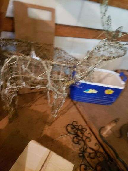 Christmas lot deer/snowman hanger see pics