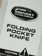 Kentucky cutlery folding pocket