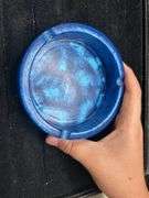 “New” Blue ash tray