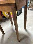 PAIR of Old one drawer OAK stands