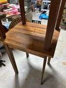 PAIR of Old one drawer OAK stands