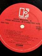 Hank Williams Greatest hits  Album and cover