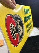 Rare! Double sided  Gas sign