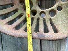 Cast iron implement seat