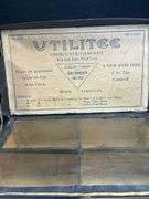 Early Shoe lace store display with old laces inside