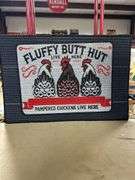 New! Fluffy Butt Hut door mat