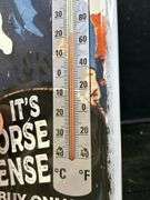Red Crown gasoline thermometer