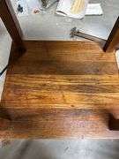 PAIR of Old one drawer OAK stands