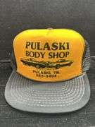 Nice Vintage Pulaski Body shop SnapBack cap -Pulaski TN