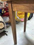 PAIR of Old one drawer OAK stands