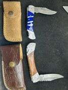 New Damascus Knife lot (5)