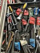 Large drawer lot of Allen wrenches