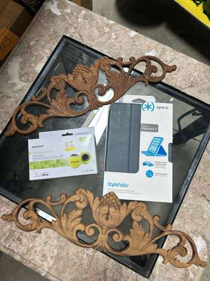 iPad mini 4 cover and and walker glides -new !