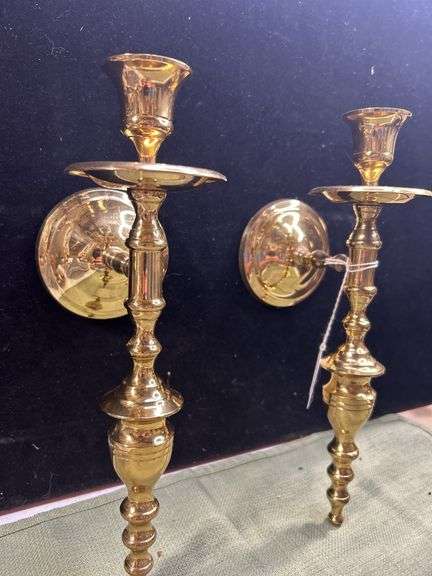 Pair of gorgeous wall candle holders