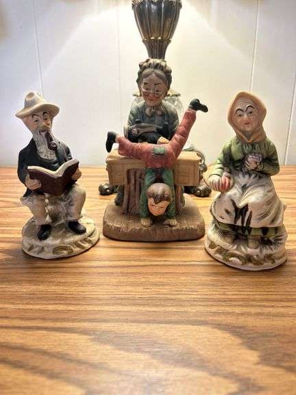 Vintage Grandma and Grandpa figurines