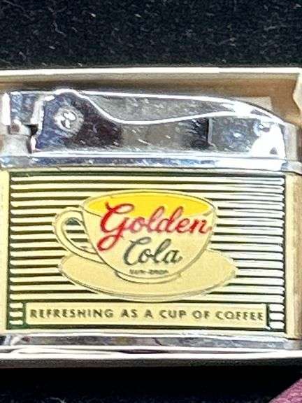 Super find! Golden Cola SUNDROP Lighter in original box