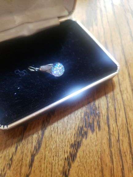Vintage floating opal pendant