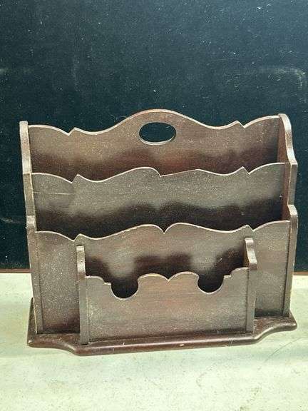 Nice wood desk organizer - nice piece