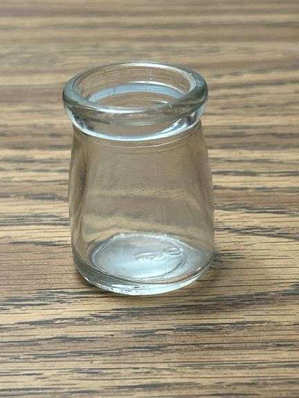 Old glass creamer