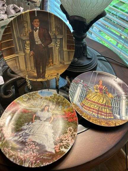 Gone with the wind collectors plates