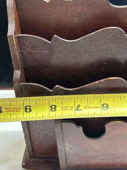 Nice wood desk organizer - nice piece