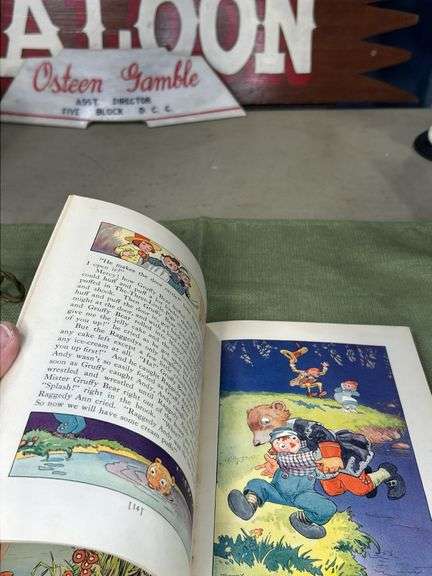 1930’s Raggedy Ann hardback book