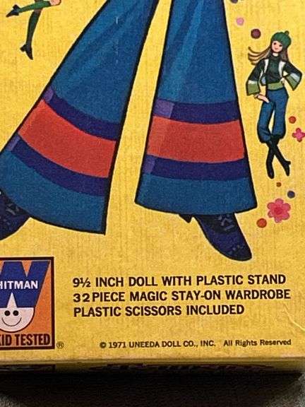 Look it up! 1971 Dollikin paper doll in orig box