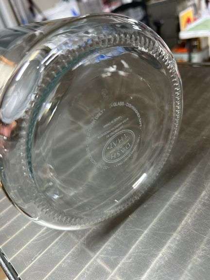 One gallon glass stew jug