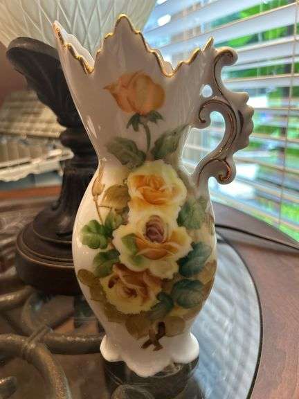 Beautiful Vintage UCAGCO Ceramic Hand Painted Vase