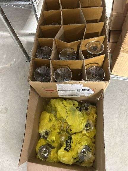 Box lots of glassware-scabbard and more ! See all photos