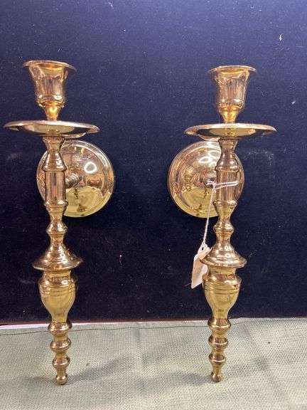 Pair of gorgeous wall candle holders