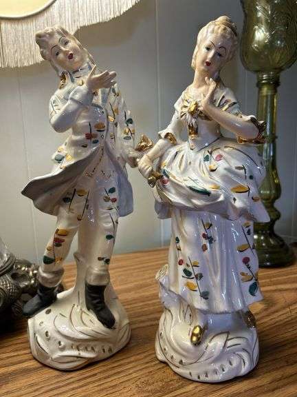 Mid Century 12” Figurines
