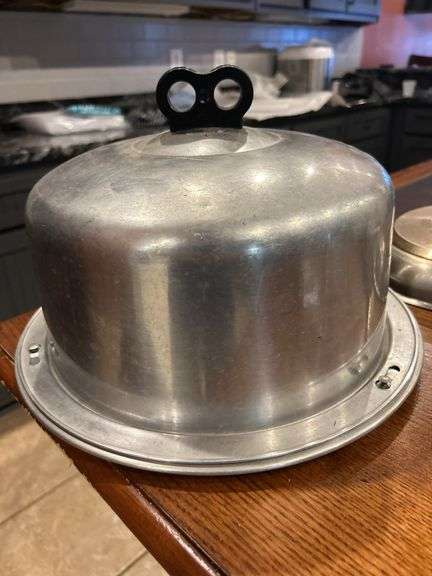 Vintage regal cake plate with cover