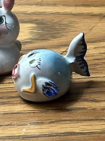 Capodimonte Italian Porcelain Figurines Set Animals