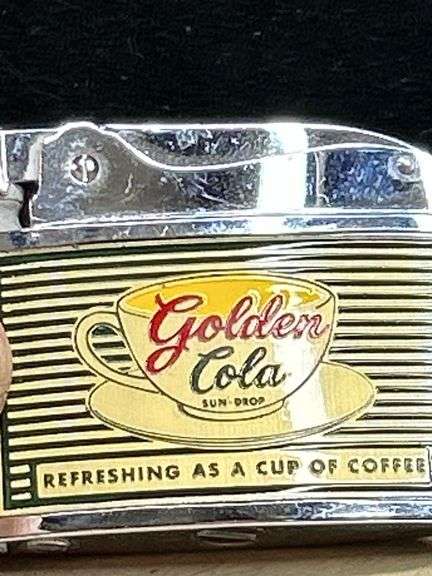 Super find! Golden Cola SUNDROP Lighter in original box