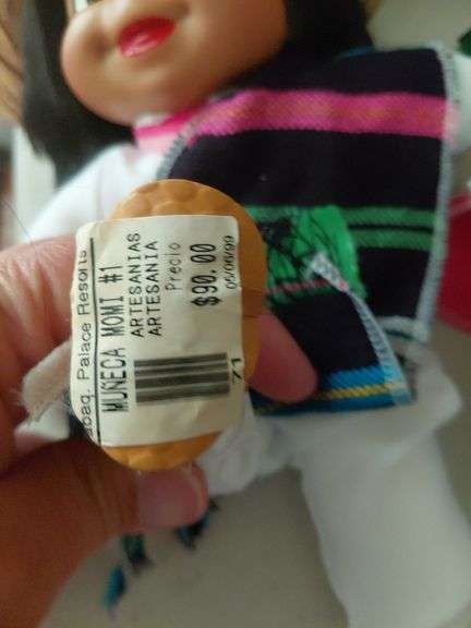 Little boy and girl Mexico themed dolls