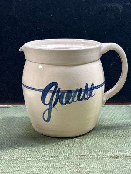 Grease pottery pitcher