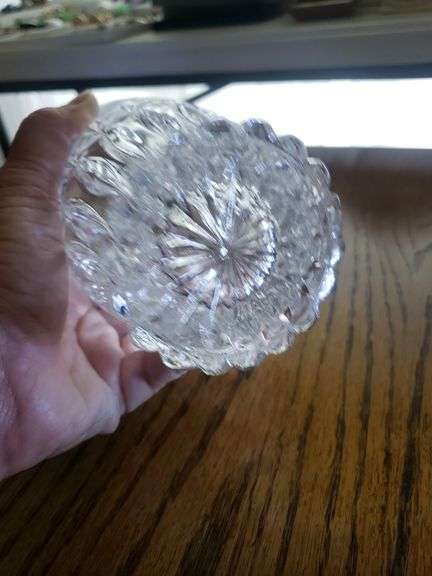 Imperial crystal rose collection vase