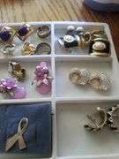 Tray of jewelry