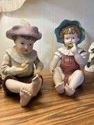 Beautiful bisque Large size Piano Babies